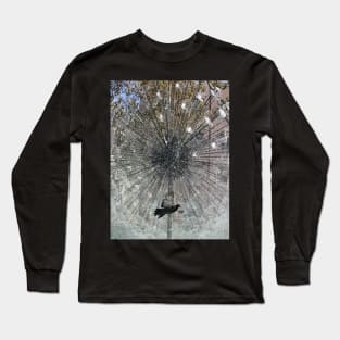 Fountain Water Bird Freedom Long Sleeve T-Shirt